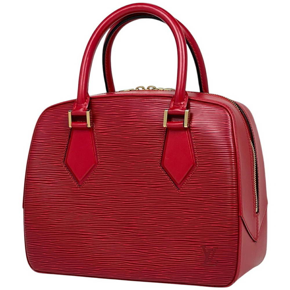 Louis Vuitton Sablon Epi Handbag Castilian Red